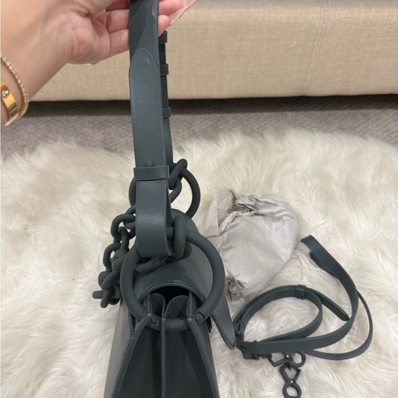 Charles & Keith Teal Shoulder Bag - Picture 8 of 9